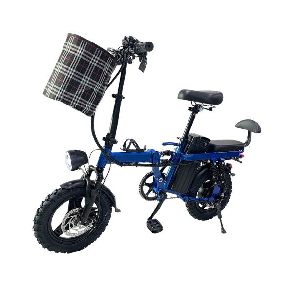 14-inch lithium battery beach tire, six shock absorbers, NFC instrument panel, valet parking foldable electric bicycle, can be placed in the trunk of the car, 400W motor